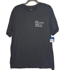 Arizona Men's Grey and Black T-shirt